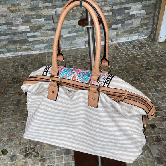 Large weekender bag embroidered - Picture 10 of 13